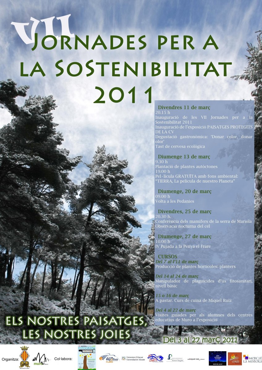 2011 Cartell jornades sostenibilitat
