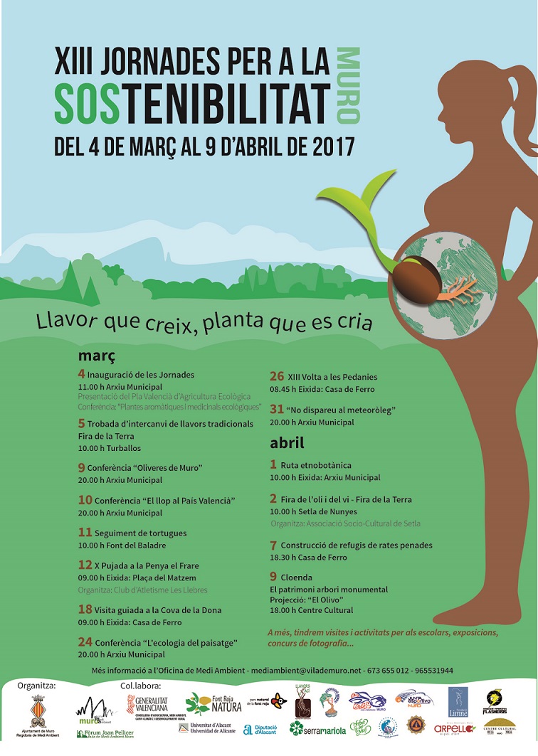 XIII Jornades per a la SoStenibilitat 2017: Llavor que creix, planta que es cria